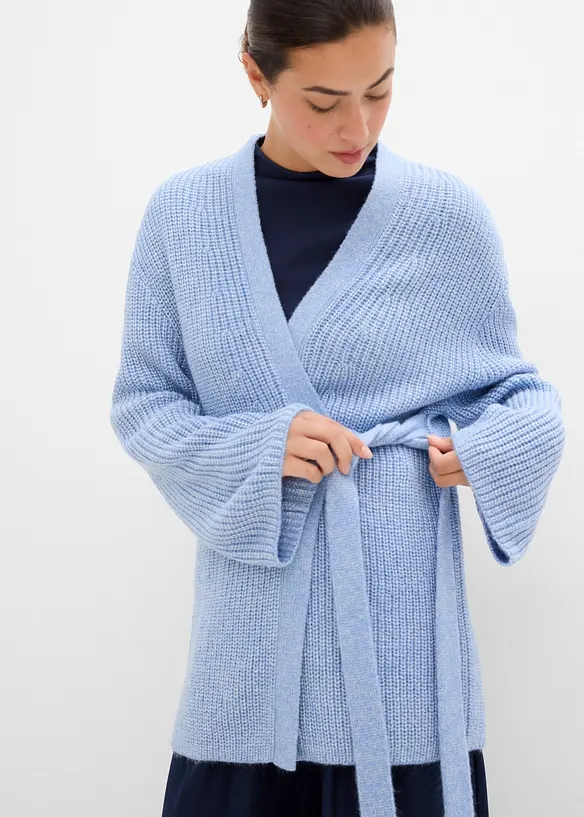 Oversize-Wickelcardigan, bonprix