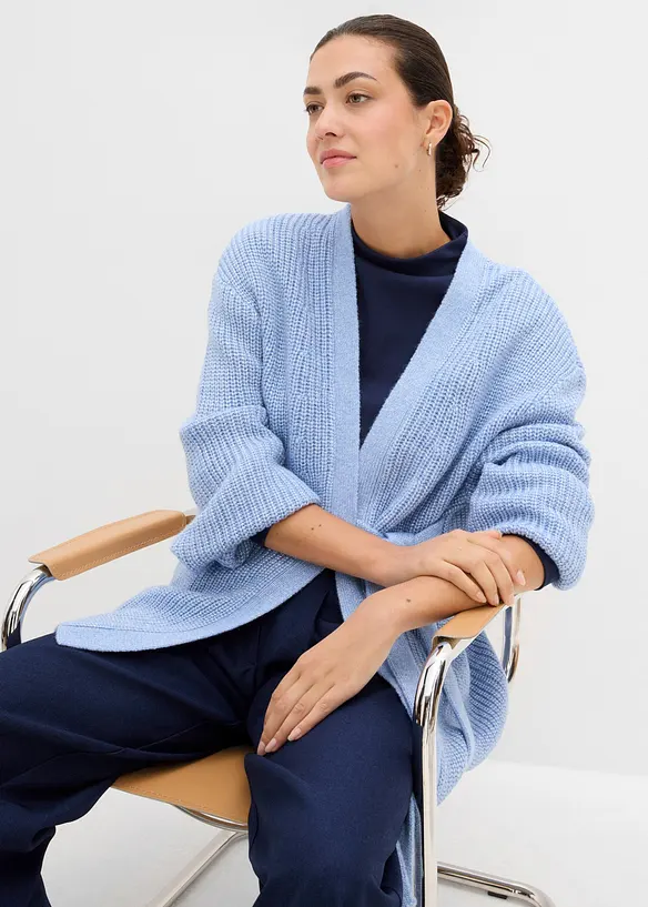 Oversize-Wickelcardigan, bonprix