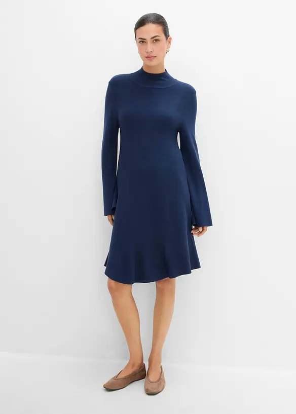 Strickkleid aus softem Viskose-Mix, bonprix