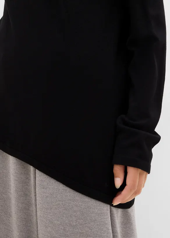 Feinstrickpullover aus feinem Viskose-Mix, bonprix
