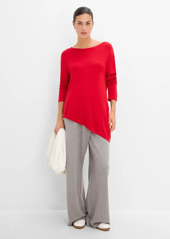 Pull en fine maille, viscose majoritaire, bonprix