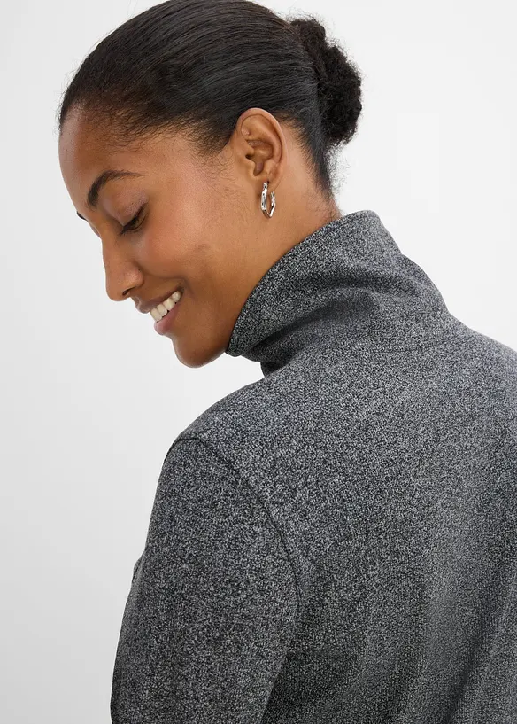 Langarmshirt mit Knopfleiste, bonprix