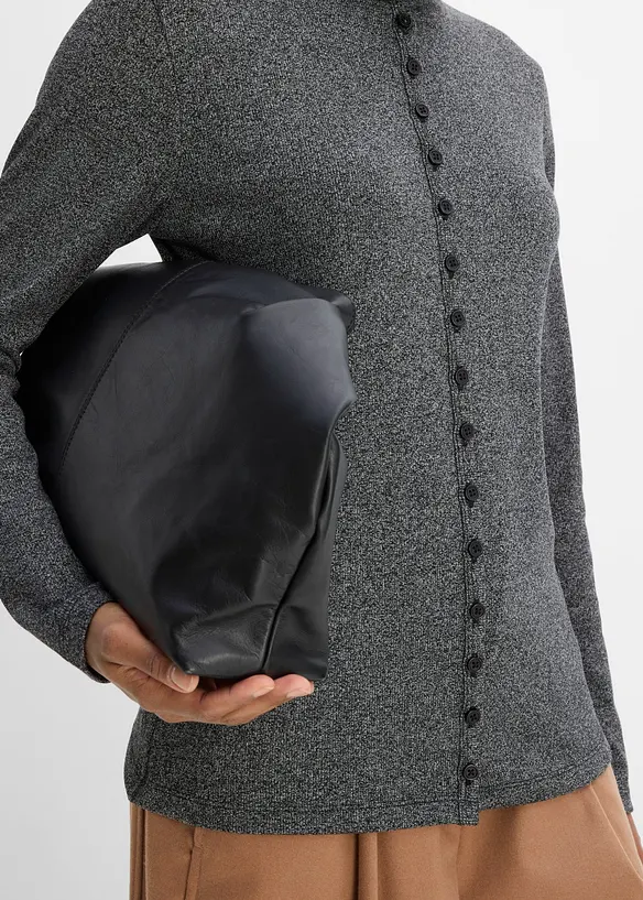 Langarmshirt mit Knopfleiste, bonprix