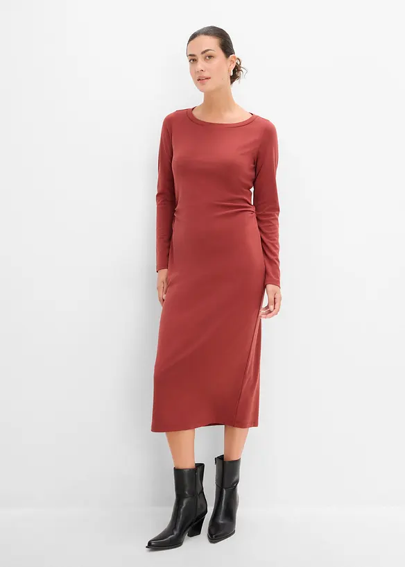 Robe midi douce, bonprix