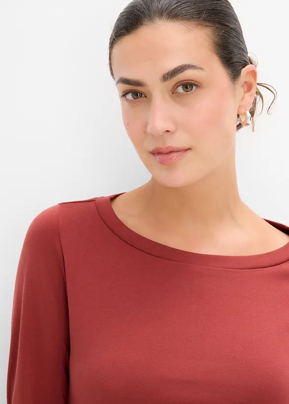 Robe midi douce, bonprix