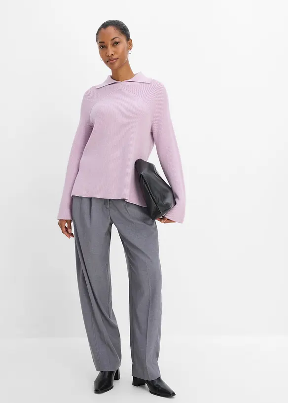 Grobstrick-Pullover mit Turtleneck, bonprix