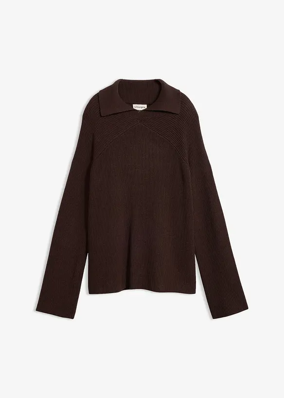 Grobstrick-Pullover mit Turtleneck, bonprix