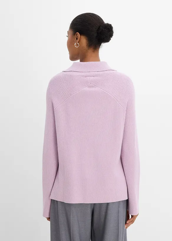 Grobstrick-Pullover mit Turtleneck, bonprix