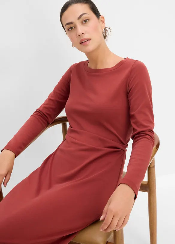 Robe midi douce, bonprix