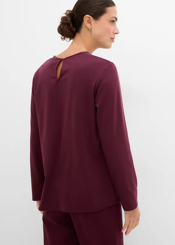 Langarmshirt aus feinem Viskose-Mix, bonprix