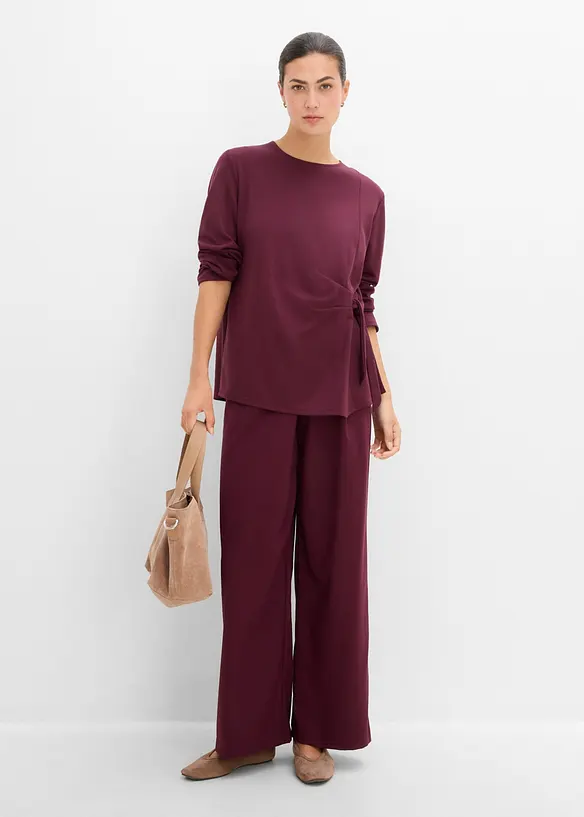 Langarmshirt aus feinem Viskose-Mix, bonprix