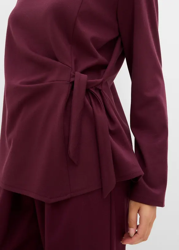 Langarmshirt aus feinem Viskose-Mix, bonprix