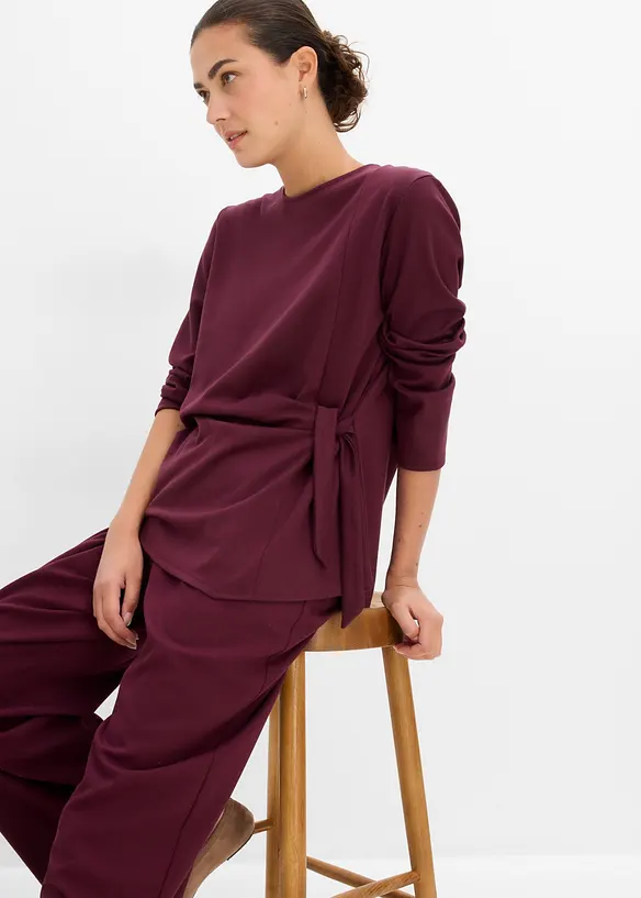 Langarmshirt aus feinem Viskose-Mix, bonprix