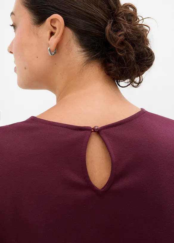 Langarmshirt aus feinem Viskose-Mix, bonprix