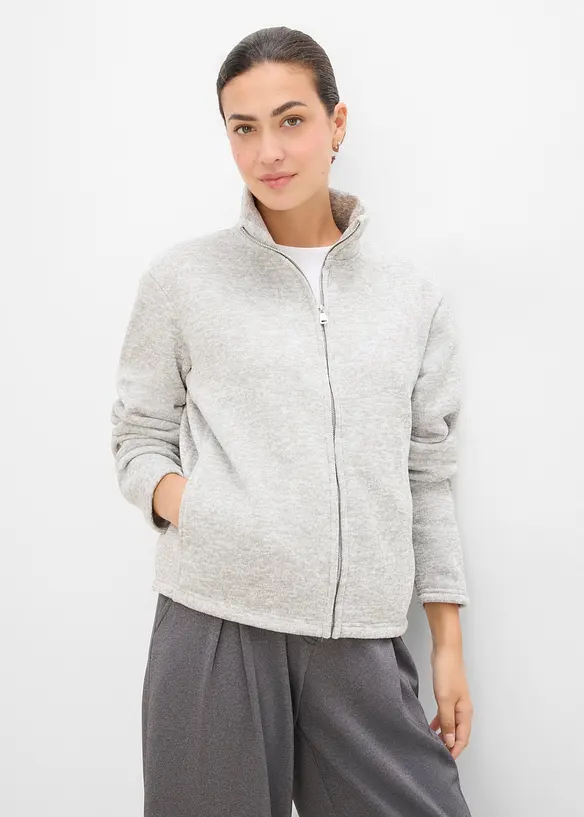 Veste polaire &agrave; col montant, bonprix