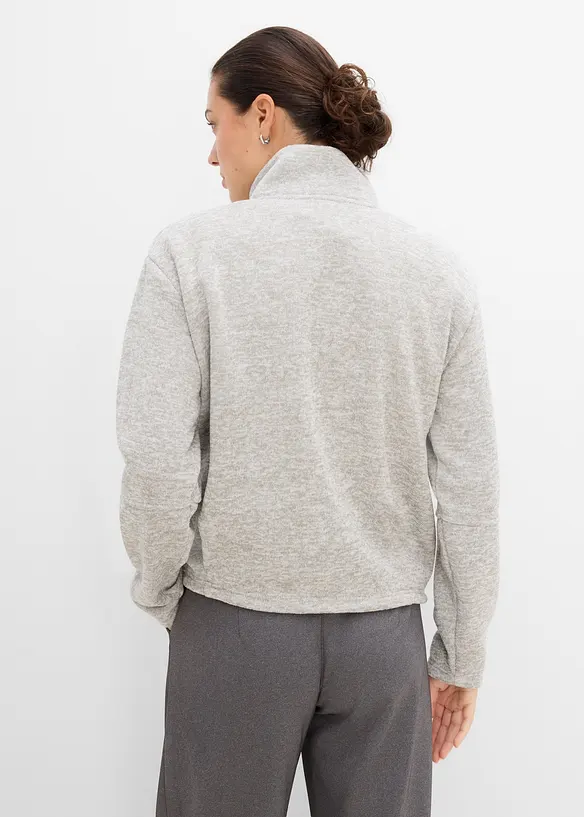 Veste polaire &agrave; col montant, bonprix