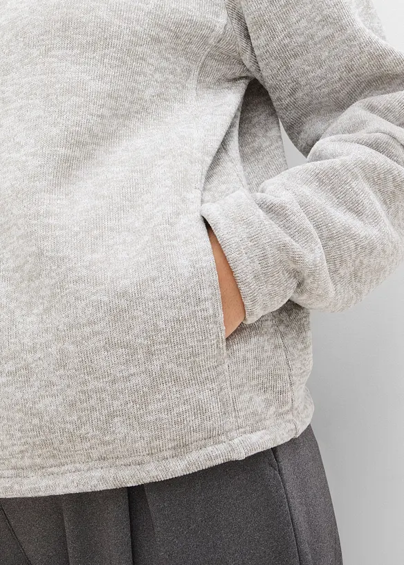 Veste polaire &agrave; col montant, bonprix