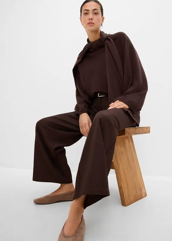 Pantalon Barrel en twill, bonprix