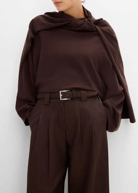Pantalon Barrel en twill, bonprix