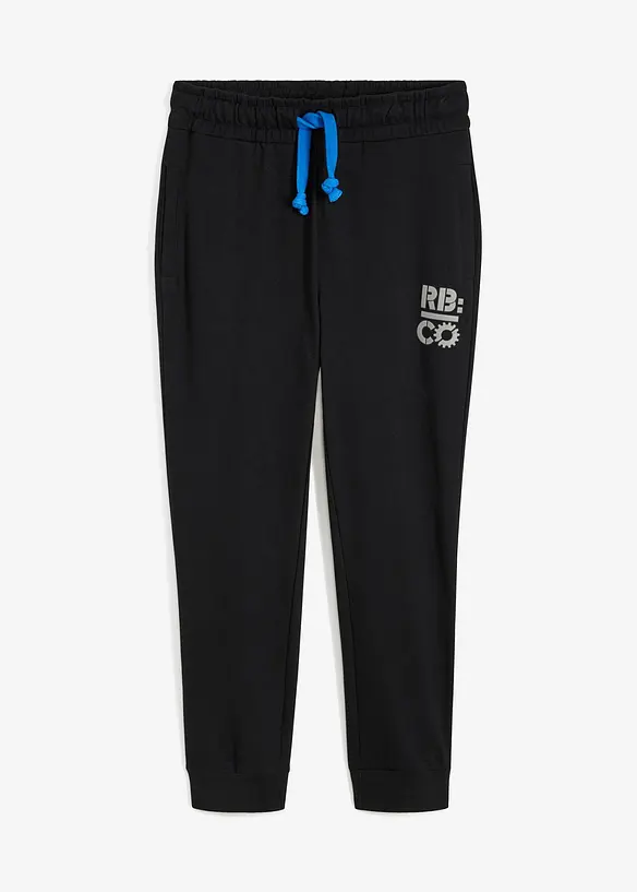 Pantalon de jogging &agrave; d&eacute;tails contrastants, bonprix