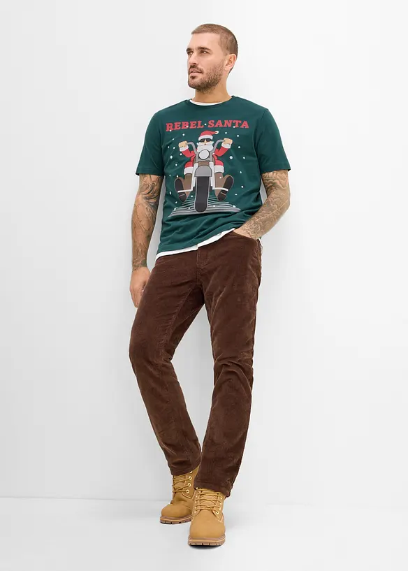T-Shirt mit Weihnachtsmotiv, bonprix