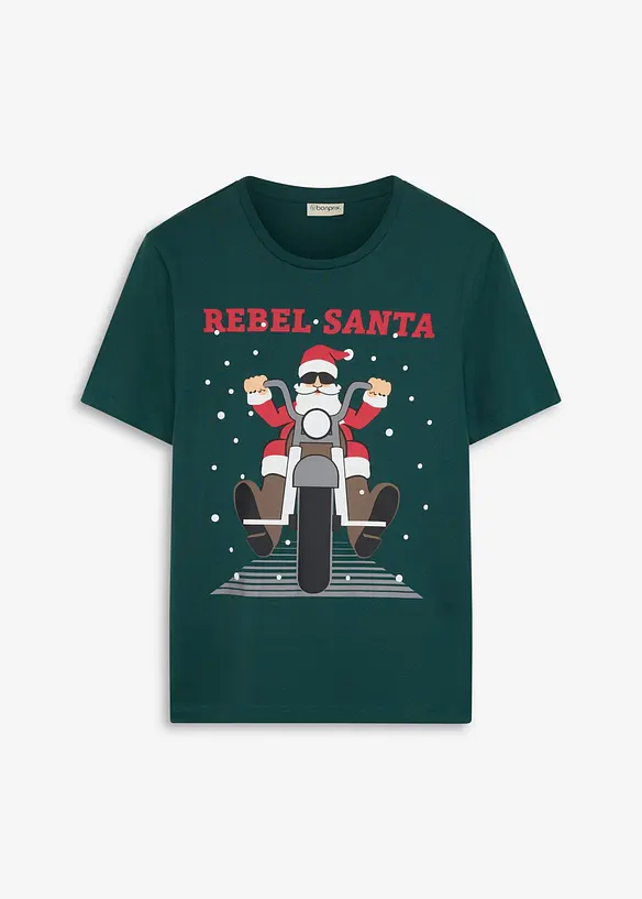 T-Shirt mit Weihnachtsmotiv, bonprix