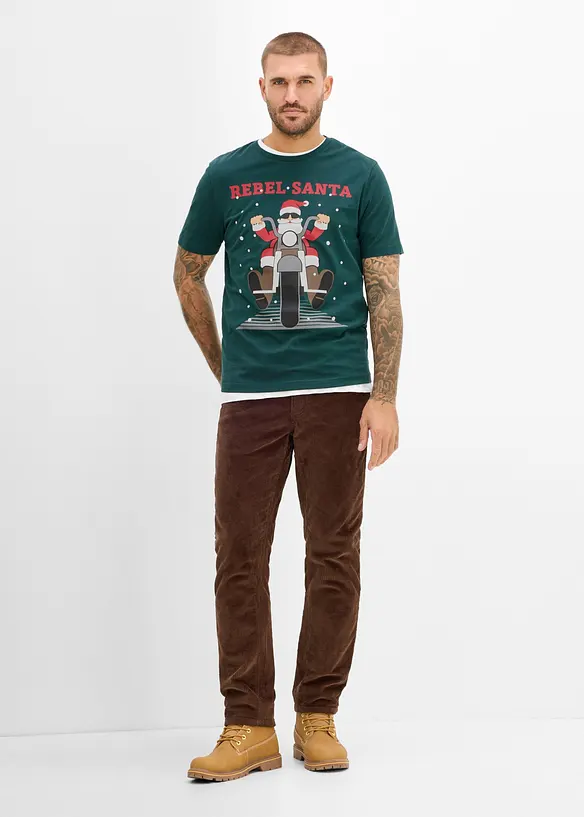 T-Shirt mit Weihnachtsmotiv, bonprix