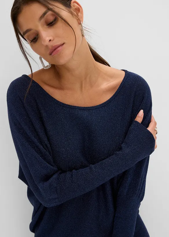 Strickkleid aus flie&szlig;endem Viskose-Mix, bonprix