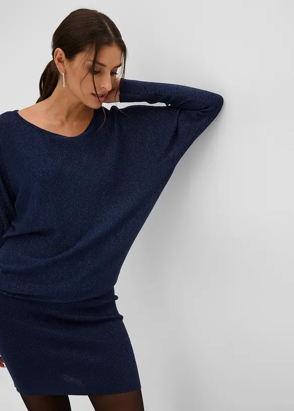 Strickkleid aus flie&szlig;endem Viskose-Mix, bonprix