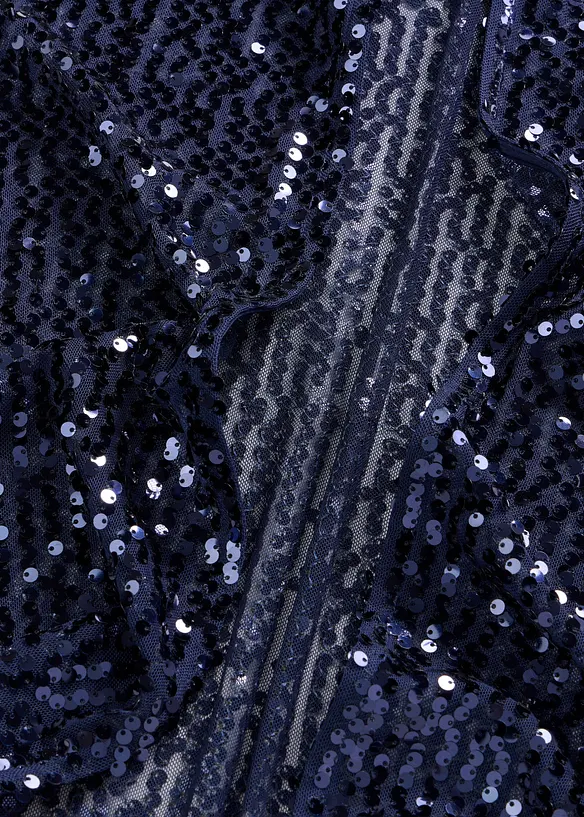 Long gilet &agrave; sequins, bonprix