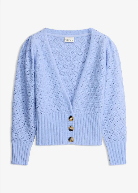 Feinstrickjacke mit Knopfdetails, bonprix