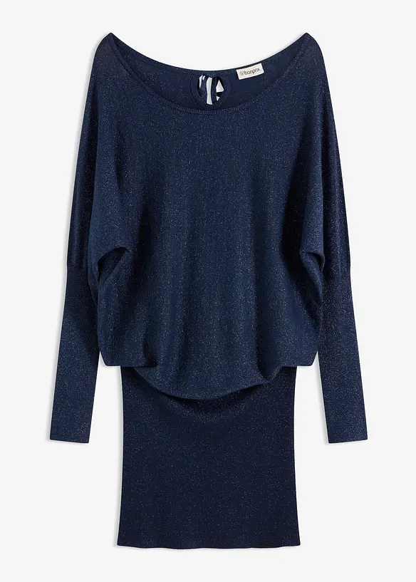 Strickkleid aus flie&szlig;endem Viskose-Mix, bonprix