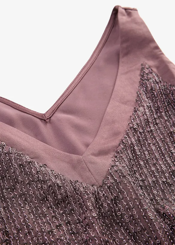 Top mit Pailletten, bonprix