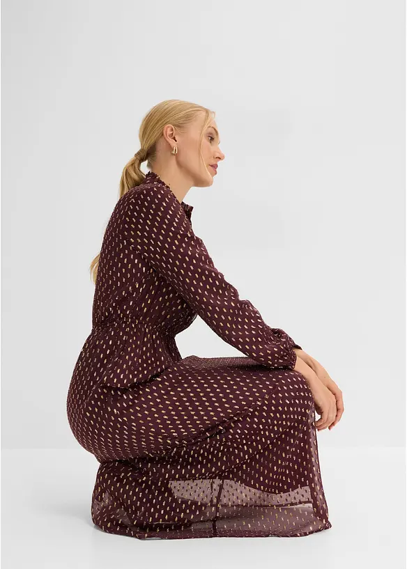 Maxikleid mit Glitzer, bonprix