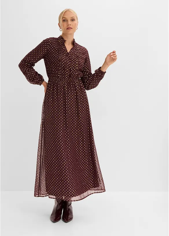 Maxikleid mit Glitzer, bonprix