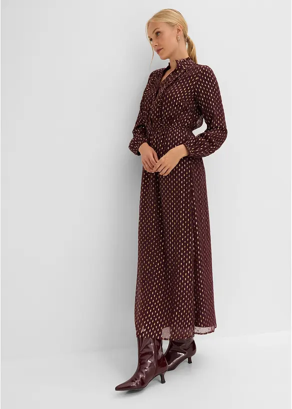Maxikleid mit Glitzer, bonprix