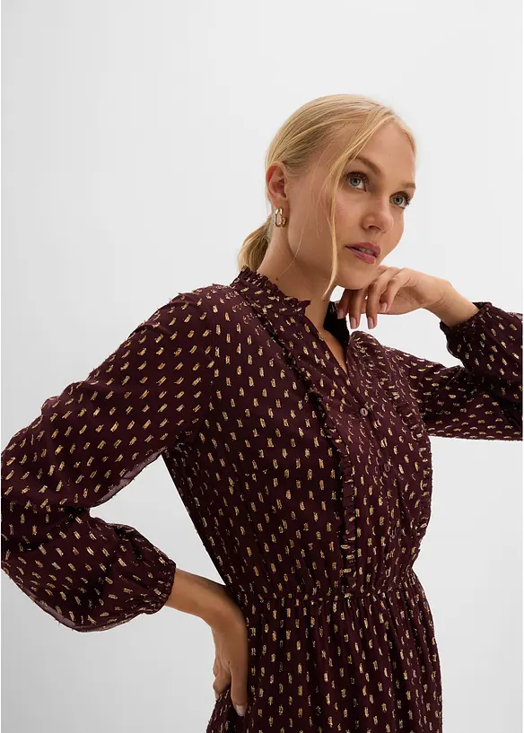 Maxikleid mit Glitzer, bonprix
