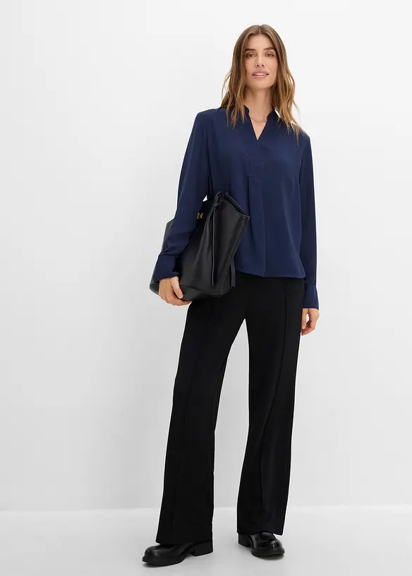 Chiffonbluse in A-Linie, bonprix