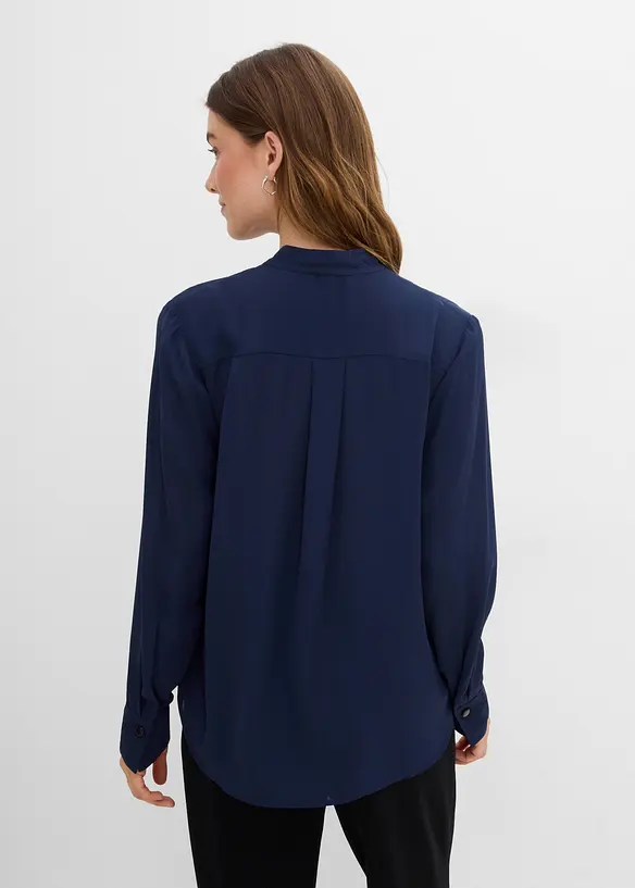 Chiffonbluse in A-Linie, bonprix