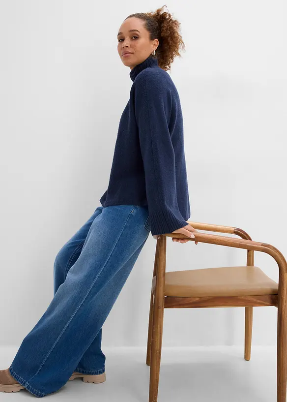 Pullover mit Stehkragen, bonprix