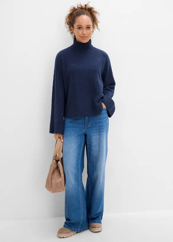 Pullover mit Stehkragen, bonprix