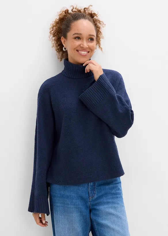 Pullover mit Stehkragen, bonprix