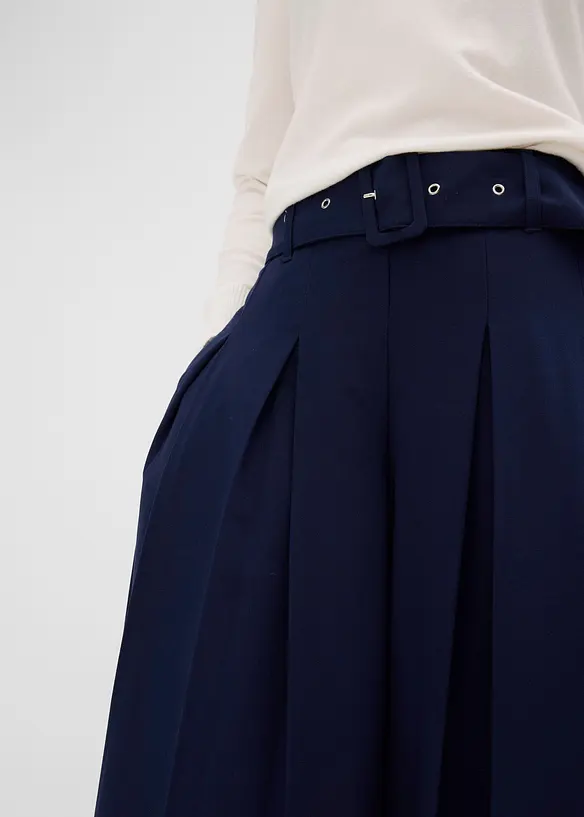 Marlenehose aus flie&szlig;endem Viskose-Mix, bonprix
