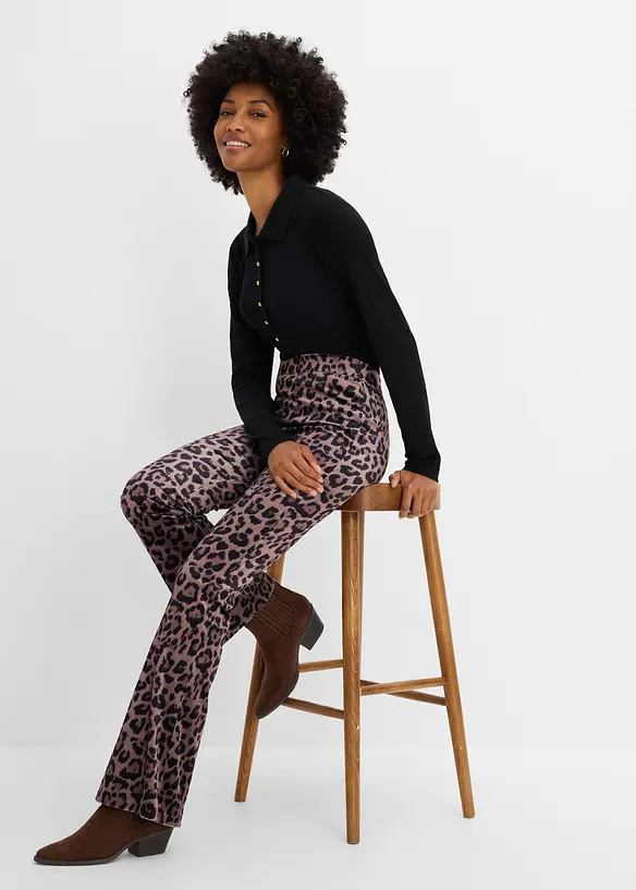 Legging en velours doux, bonprix