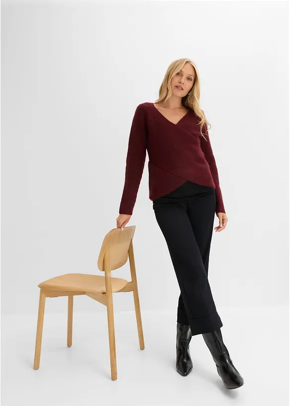 Pull crois&eacute; devant, bonprix