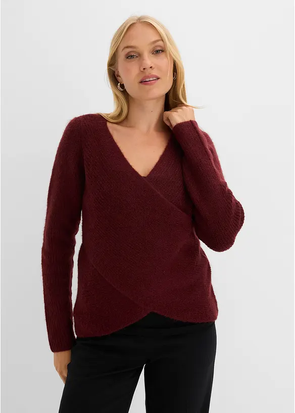 Pull crois&eacute; devant, bonprix