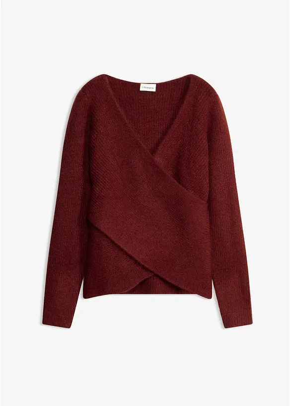 Pull crois&eacute; devant, bonprix