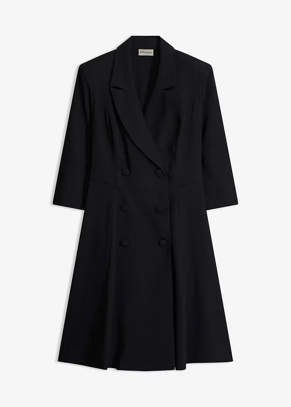 Robe blazer &agrave; jupe &eacute;vas&eacute;e, bonprix