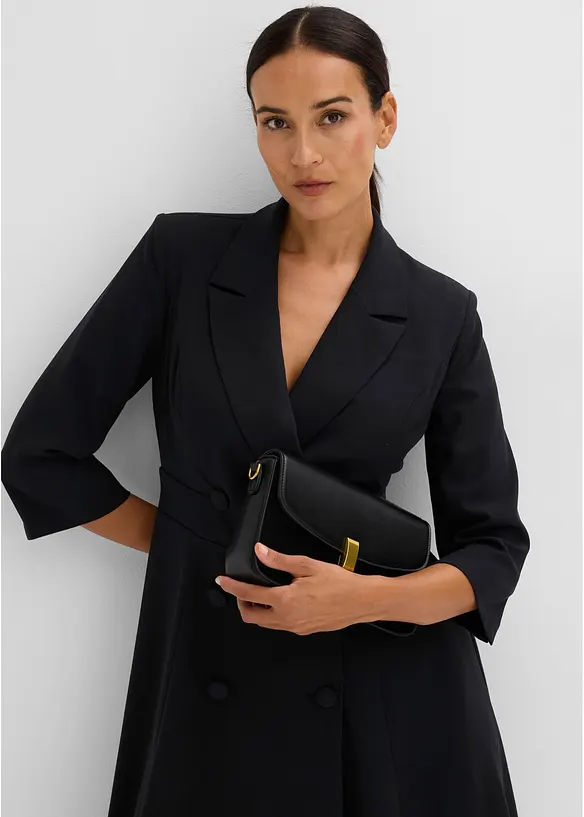 Robe blazer &agrave; jupe &eacute;vas&eacute;e, bonprix