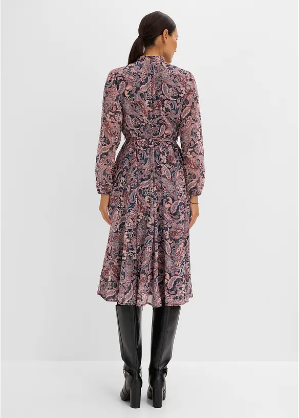 Robe en mousseline &agrave; imprim&eacute; paisley, bonprix